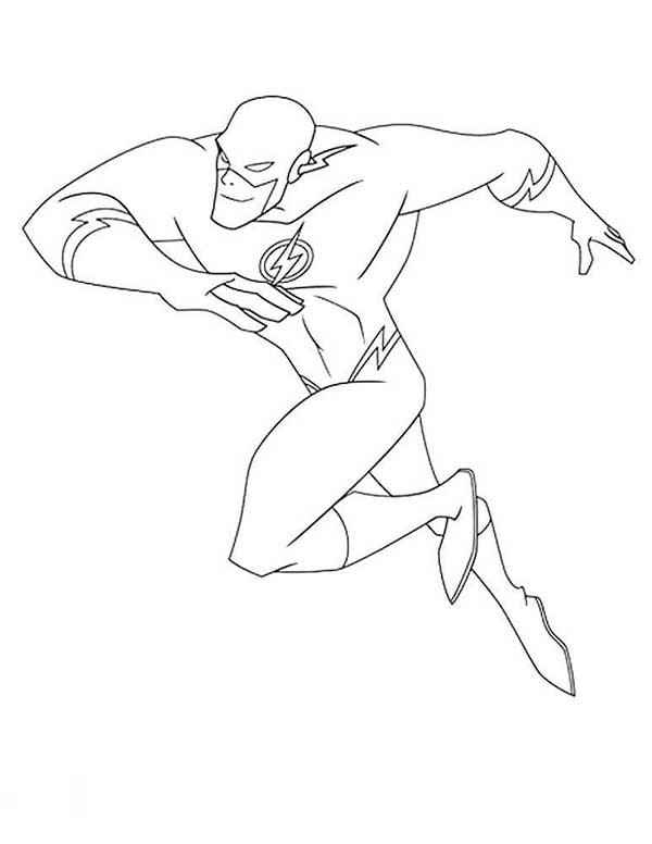 Flash Para Colorear 074