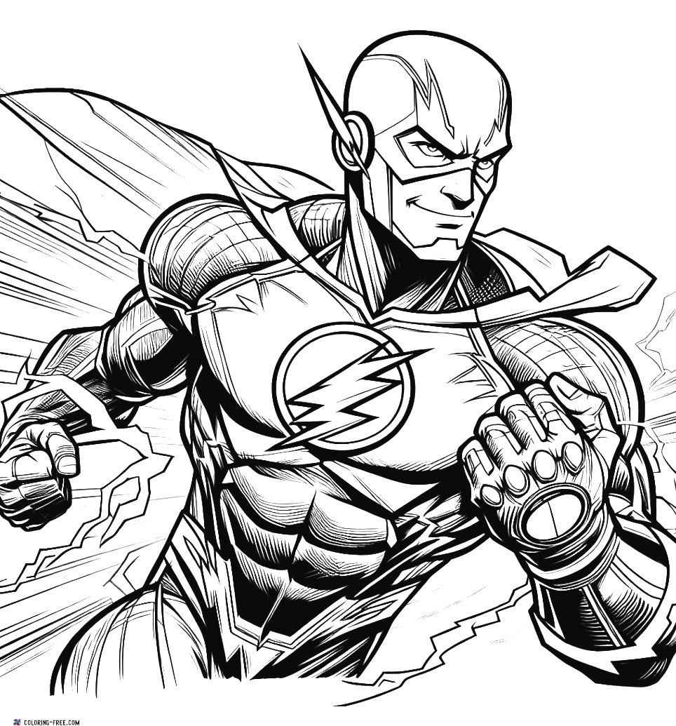 Flash Para Colorear 093