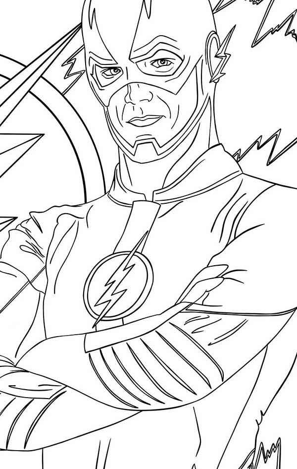 Flash Para Colorear 095