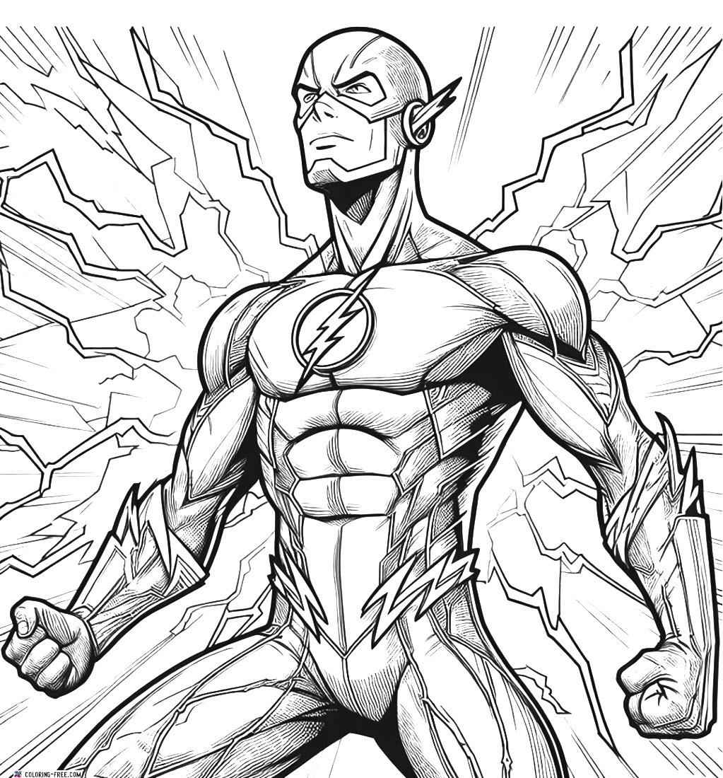 Flash Para Colorear 125