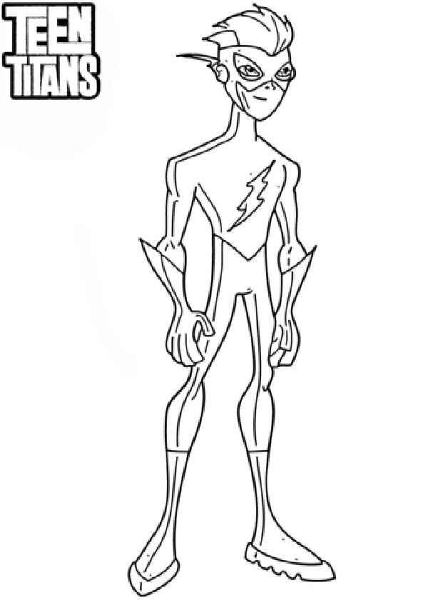 Flash Para Colorear 142