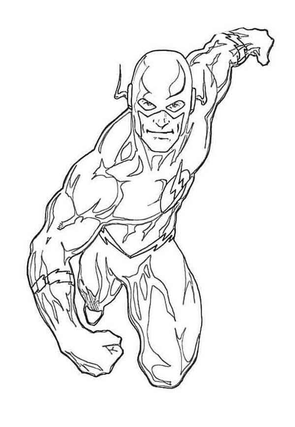 Flash Para Colorear 148