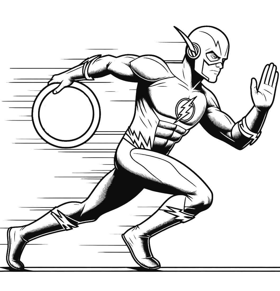 Flash Para Colorear 174