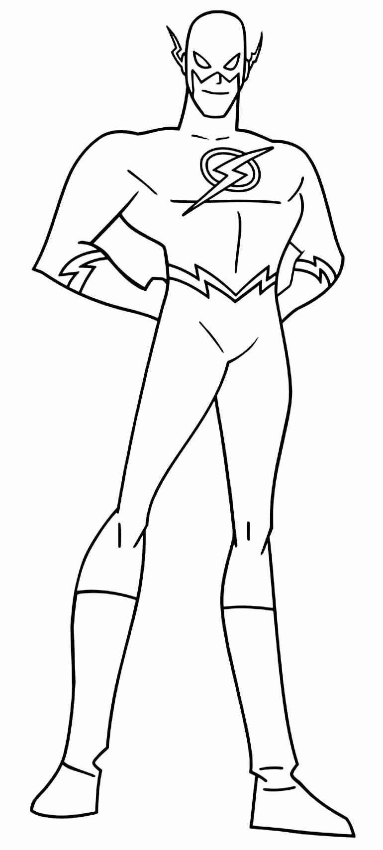 Flash Para Colorear 181