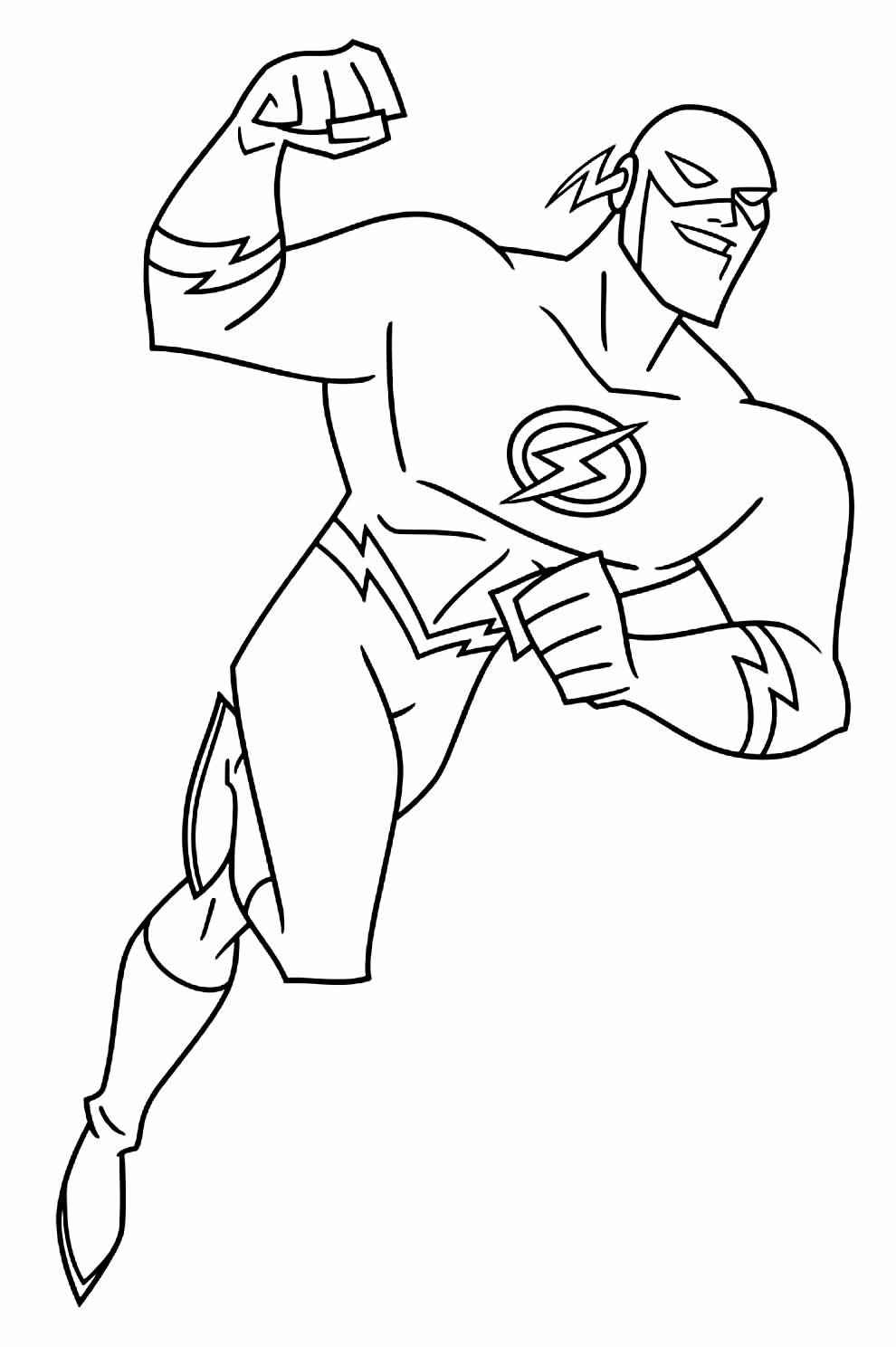 Flash Para Colorear 235