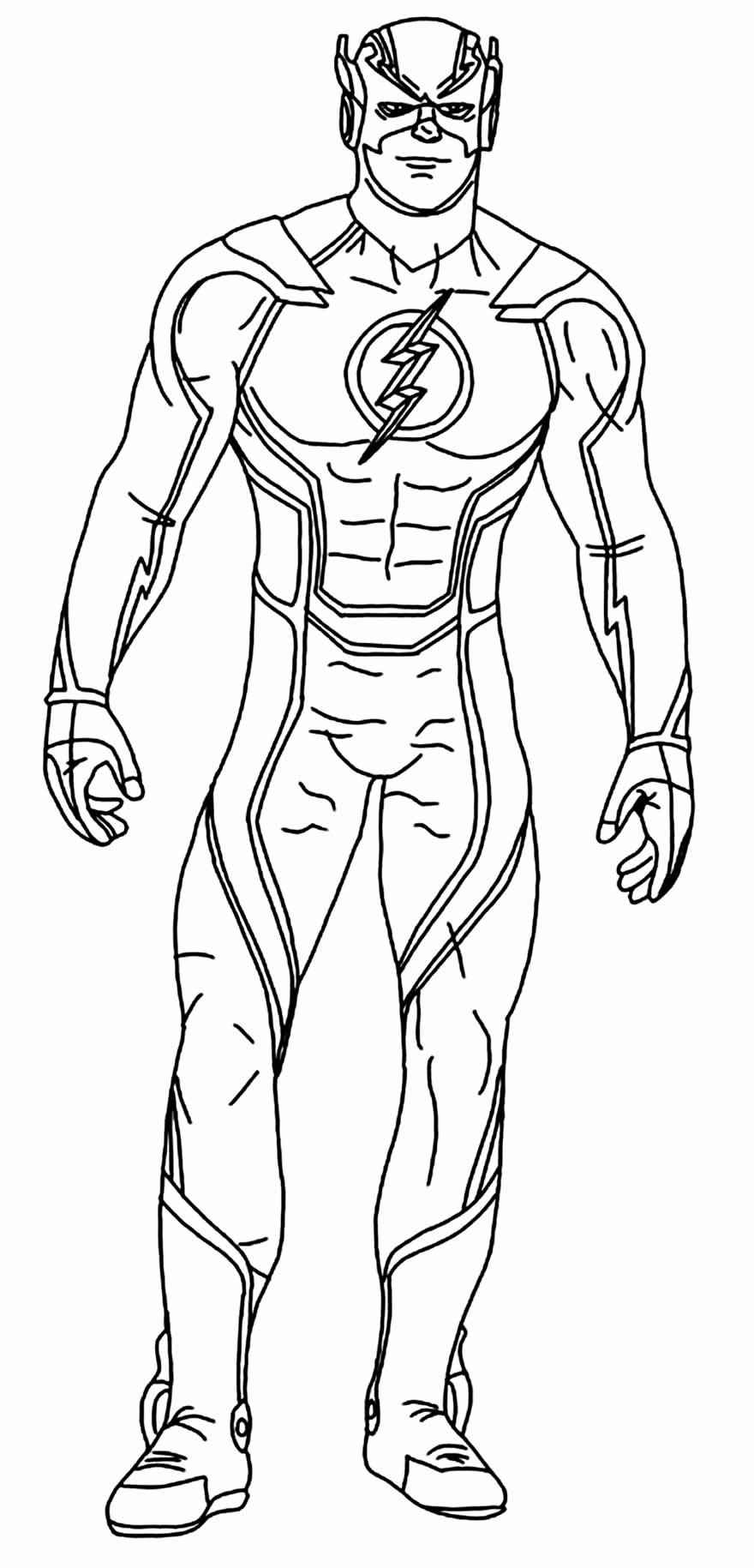 Flash Para Colorear 264