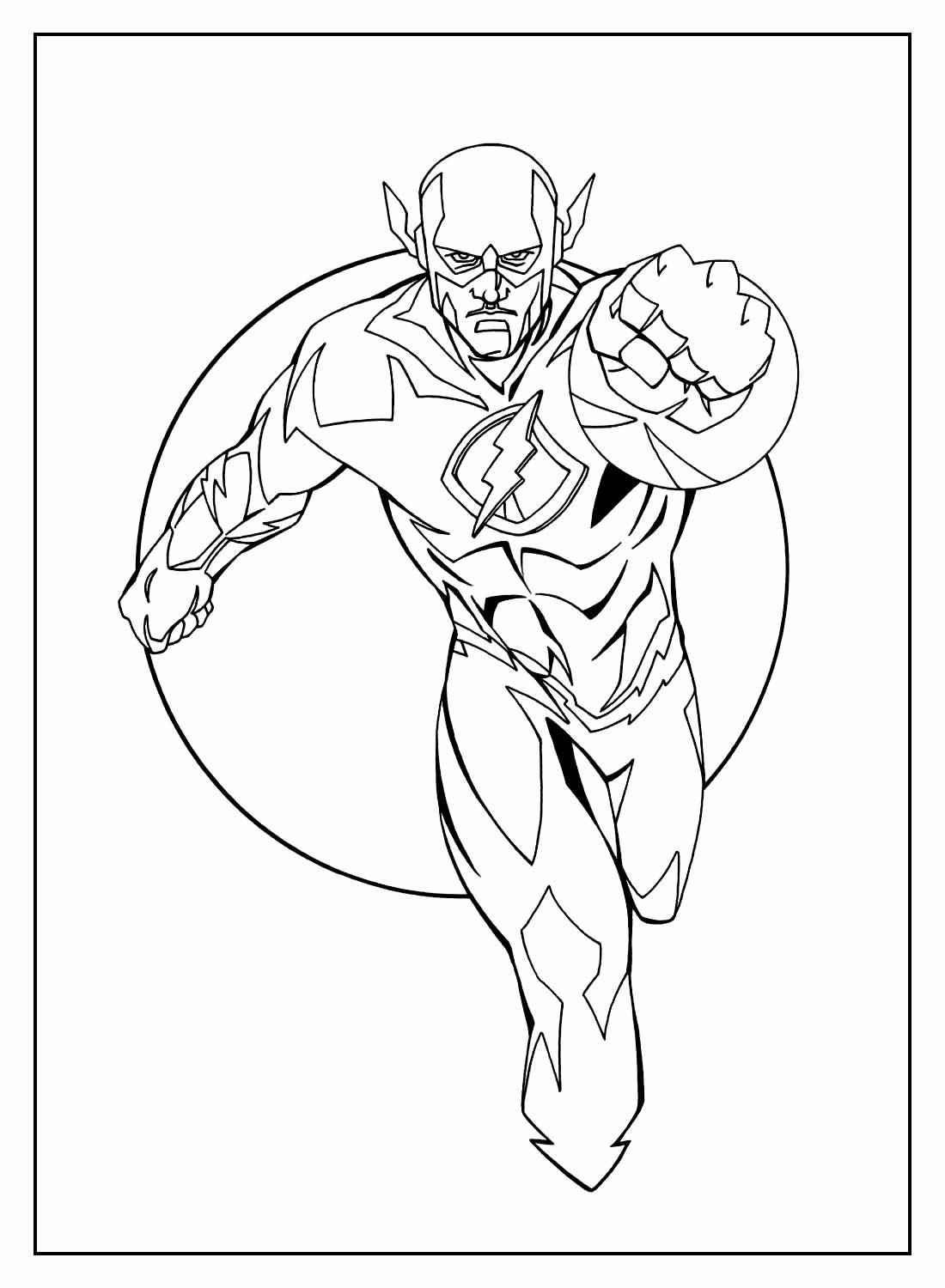 Flash Para Colorear 278