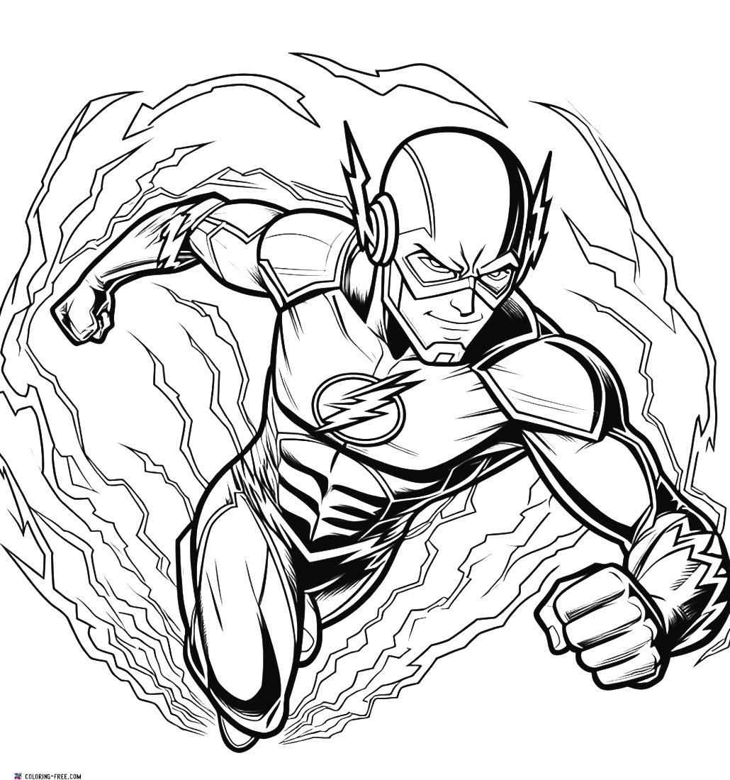 Flash Para Colorear 281