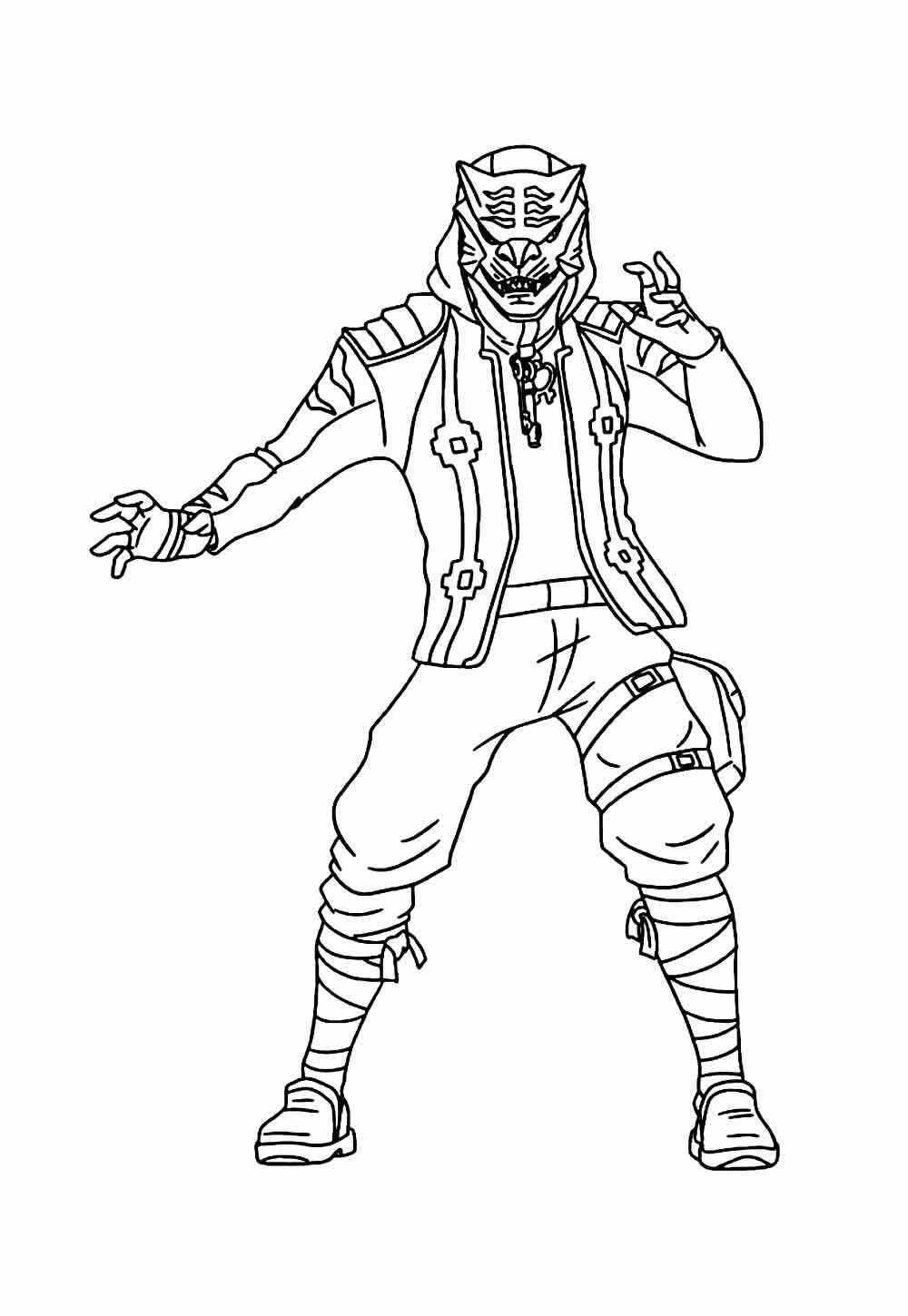 Fortnite Para Colorear 004