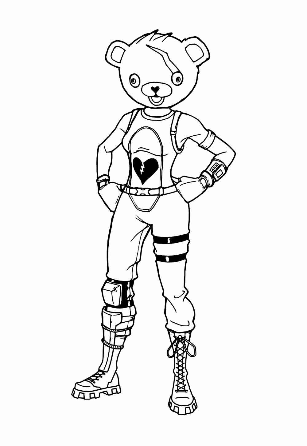 Fortnite Para Colorear 065