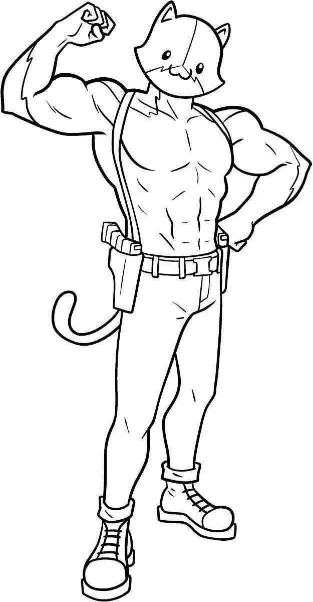 Fortnite Para Colorear 086