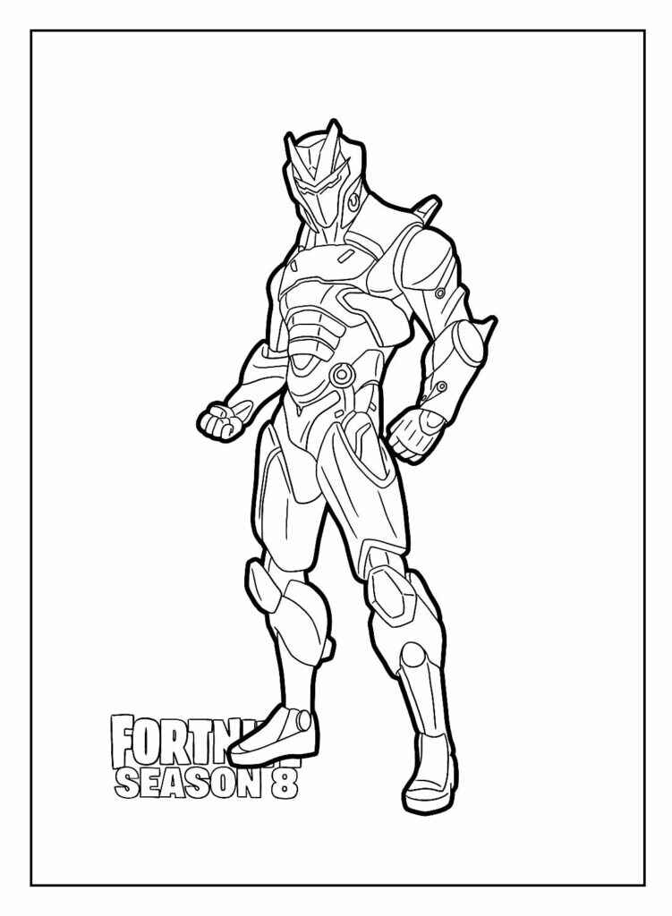 Fortnite Para Colorear 136