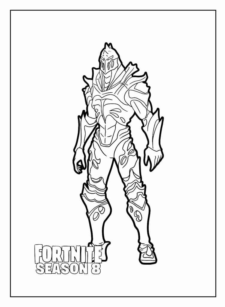 Fortnite Para Colorear 140
