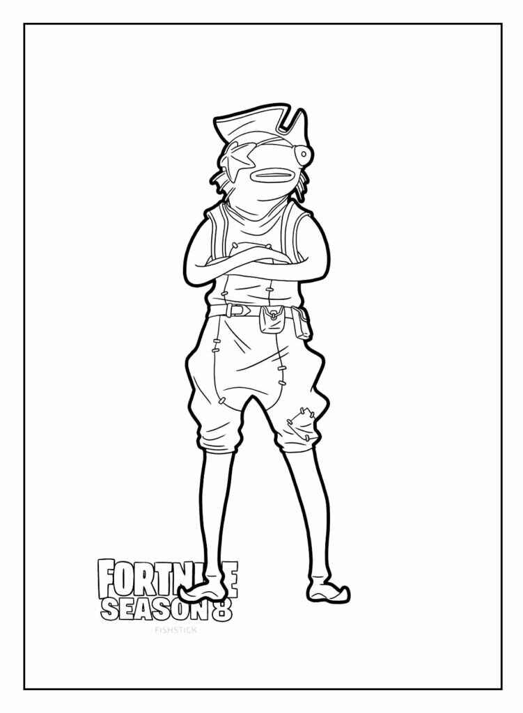 Fortnite Para Colorear 145