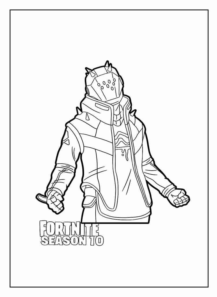 Fortnite Para Colorear 174