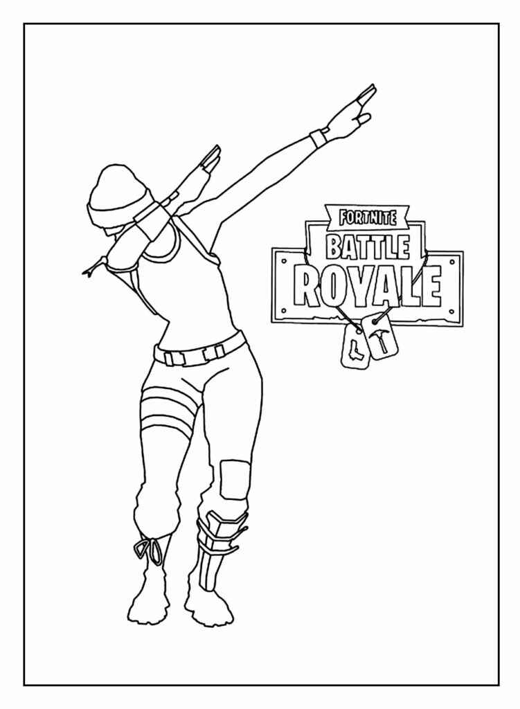 Fortnite Para Colorear 212