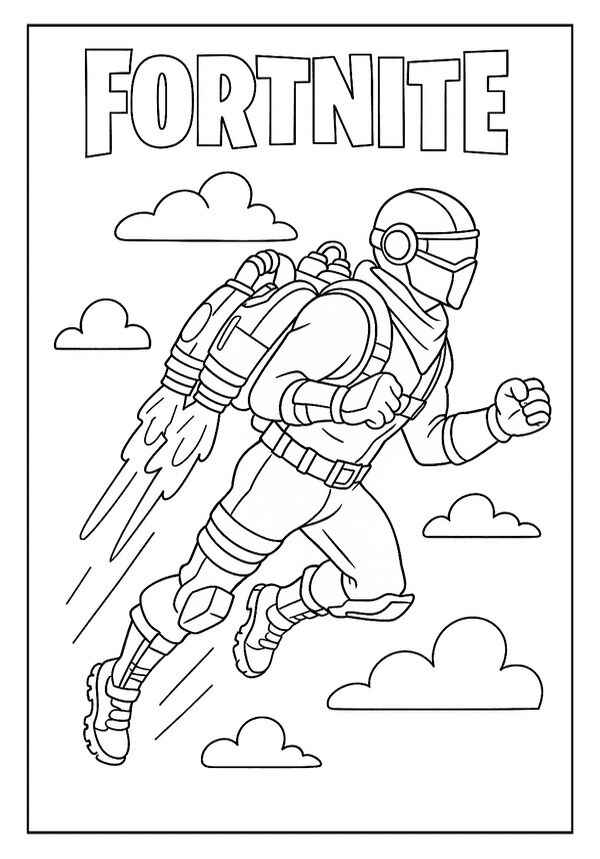 Fortnite Para Colorear 247