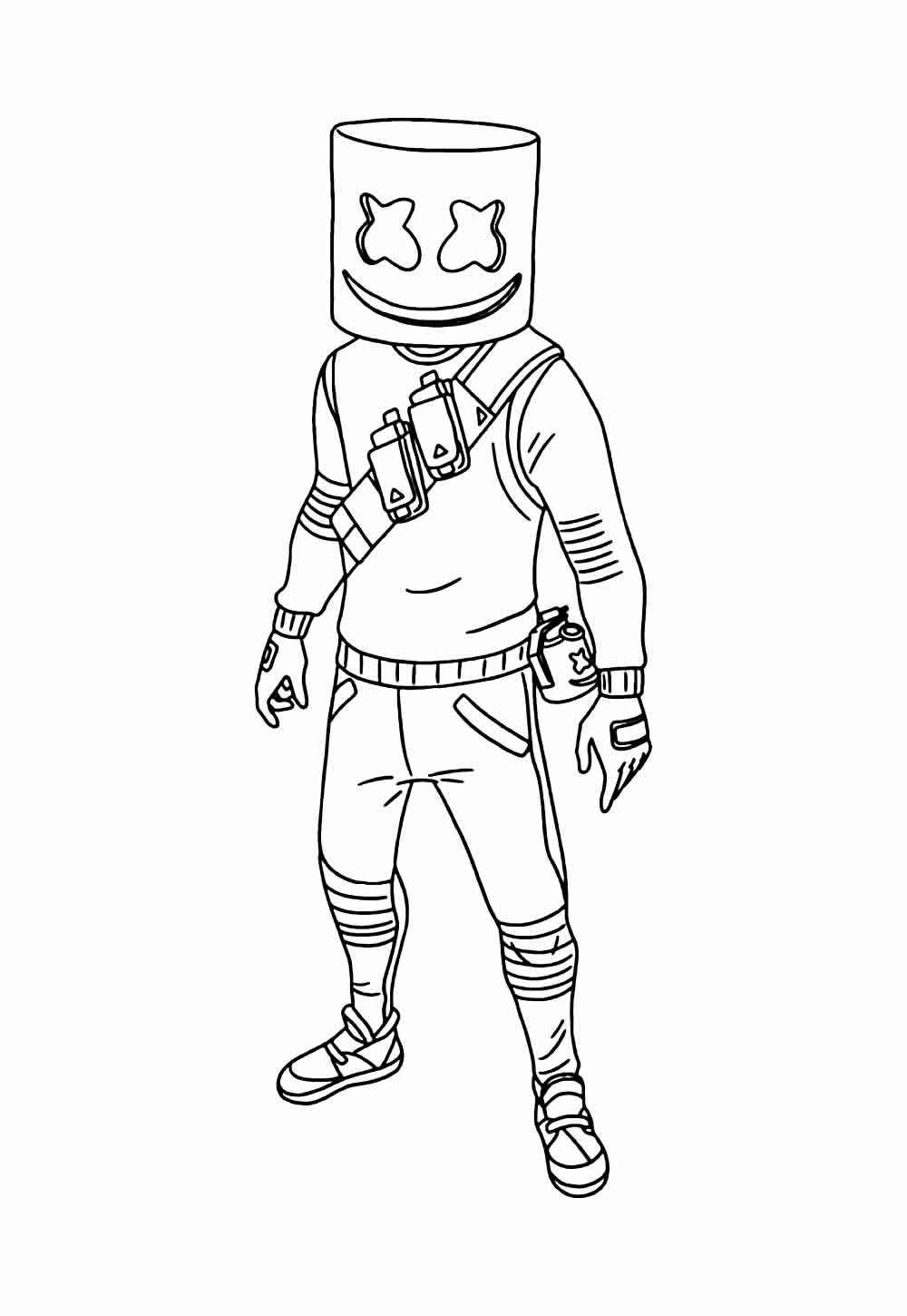 Fortnite Para Colorear 265