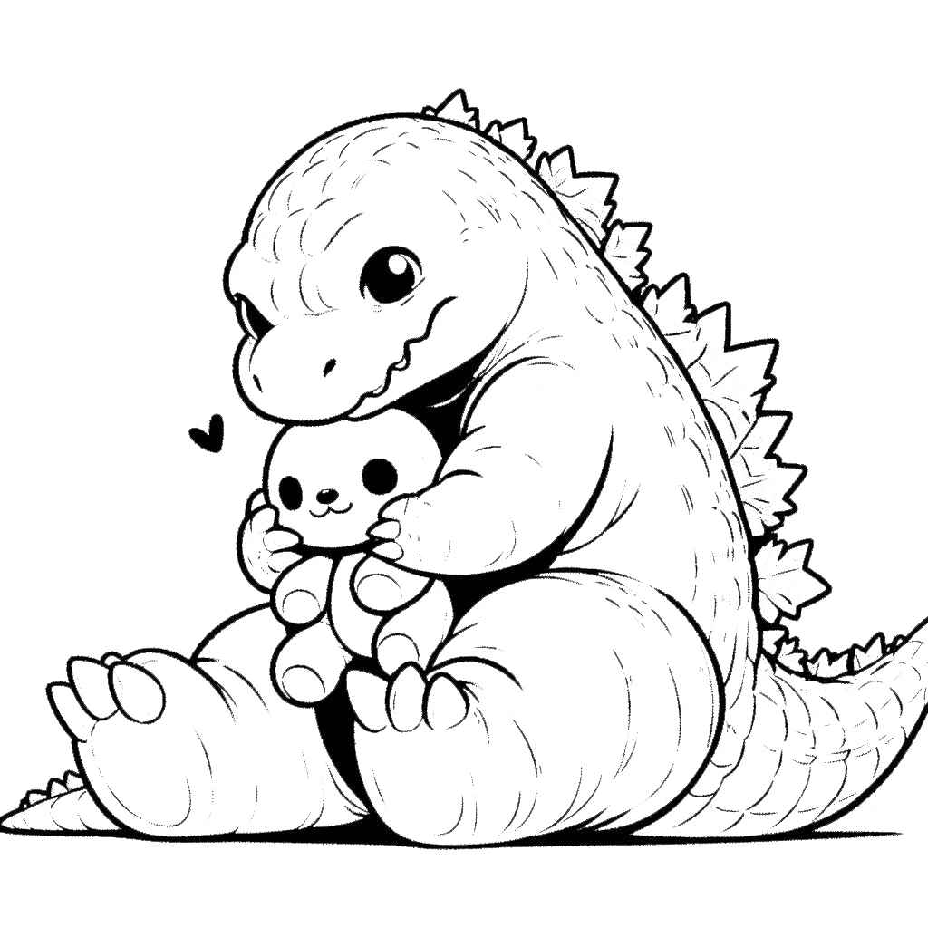 Godzilla Para Colorear 101