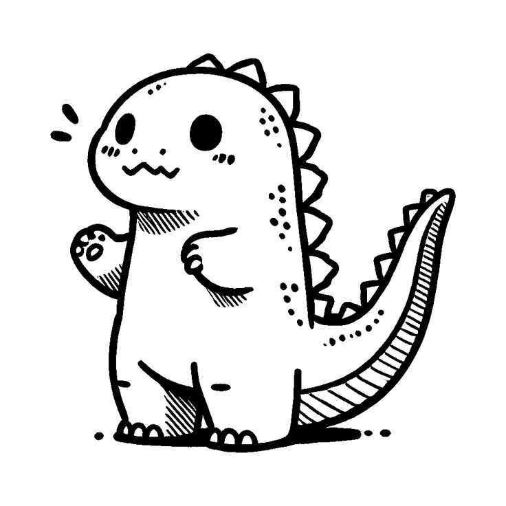 Godzilla Para Colorear 117