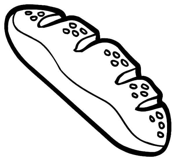 Pan Para Colorear 052