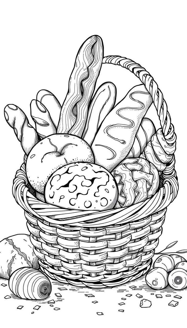 Pan Para Colorear 241