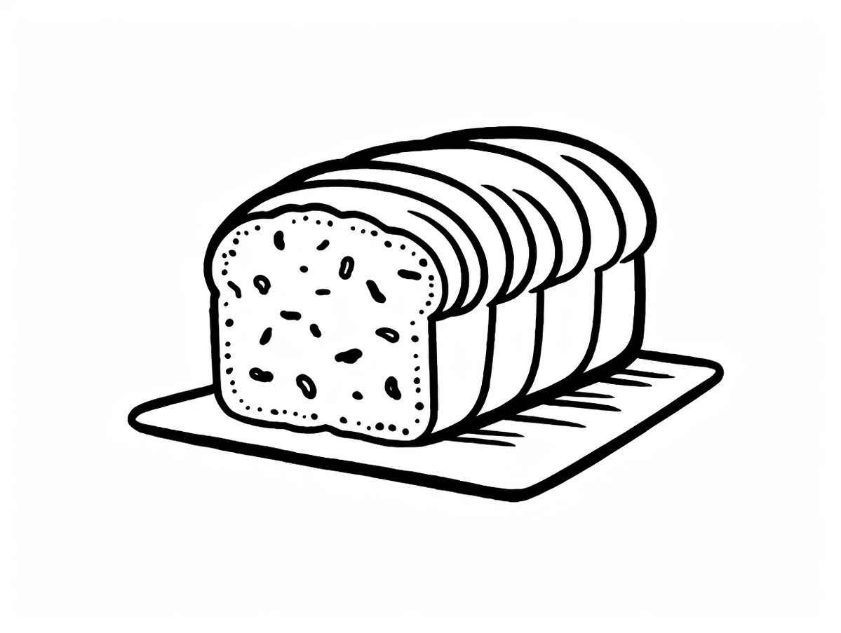 Pan Para Colorear 267