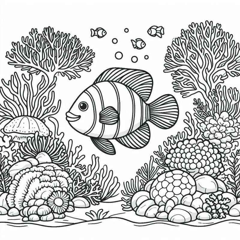 Pez Para Colorear 266