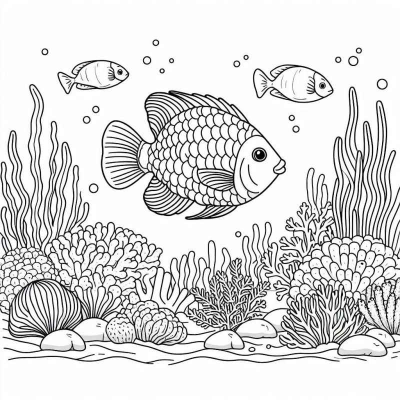 Pez Para Colorear 286