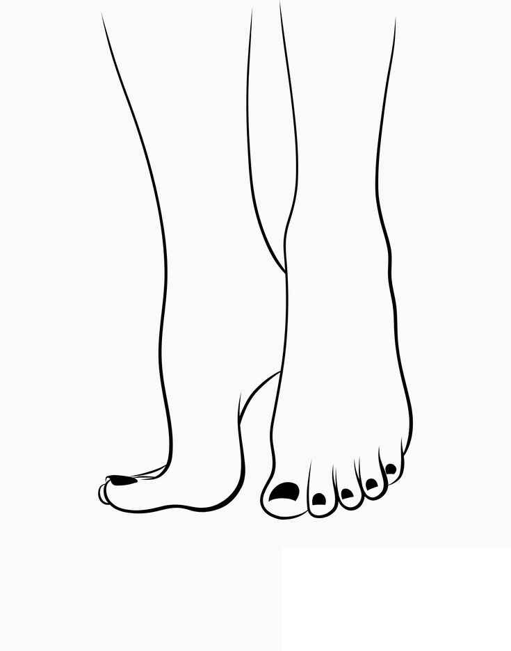 Pie Para Colorear 033