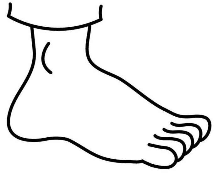 Pie Para Colorear 155