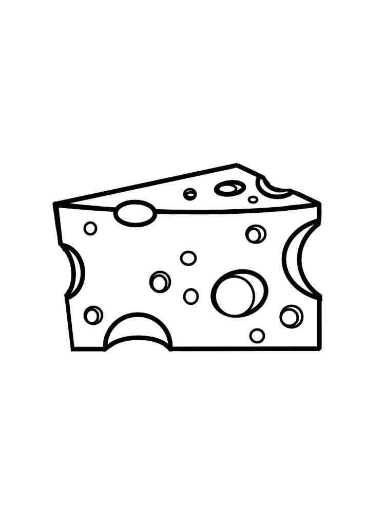 Queso Para Colorear 009