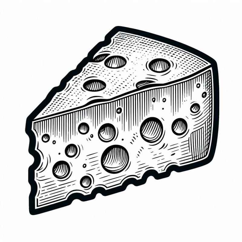 Queso Para Colorear 225